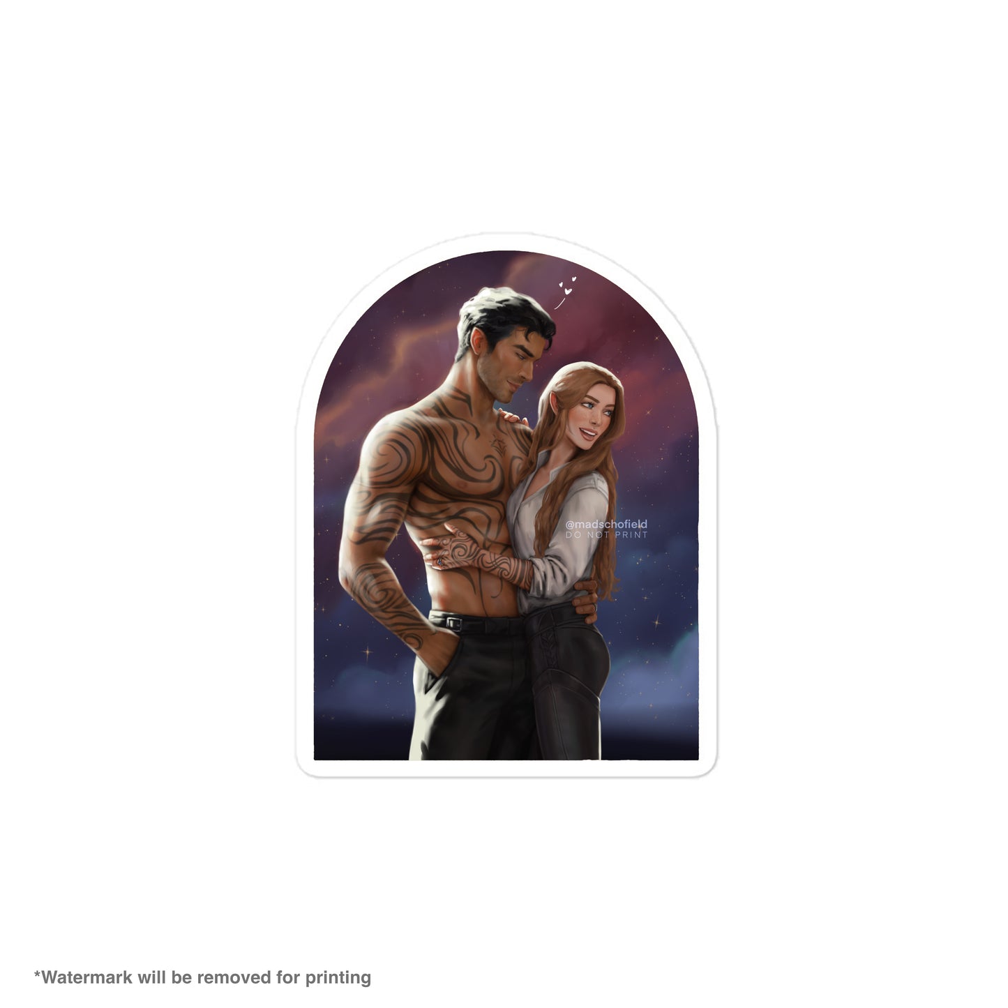 Eyes Full of Stars Sticker