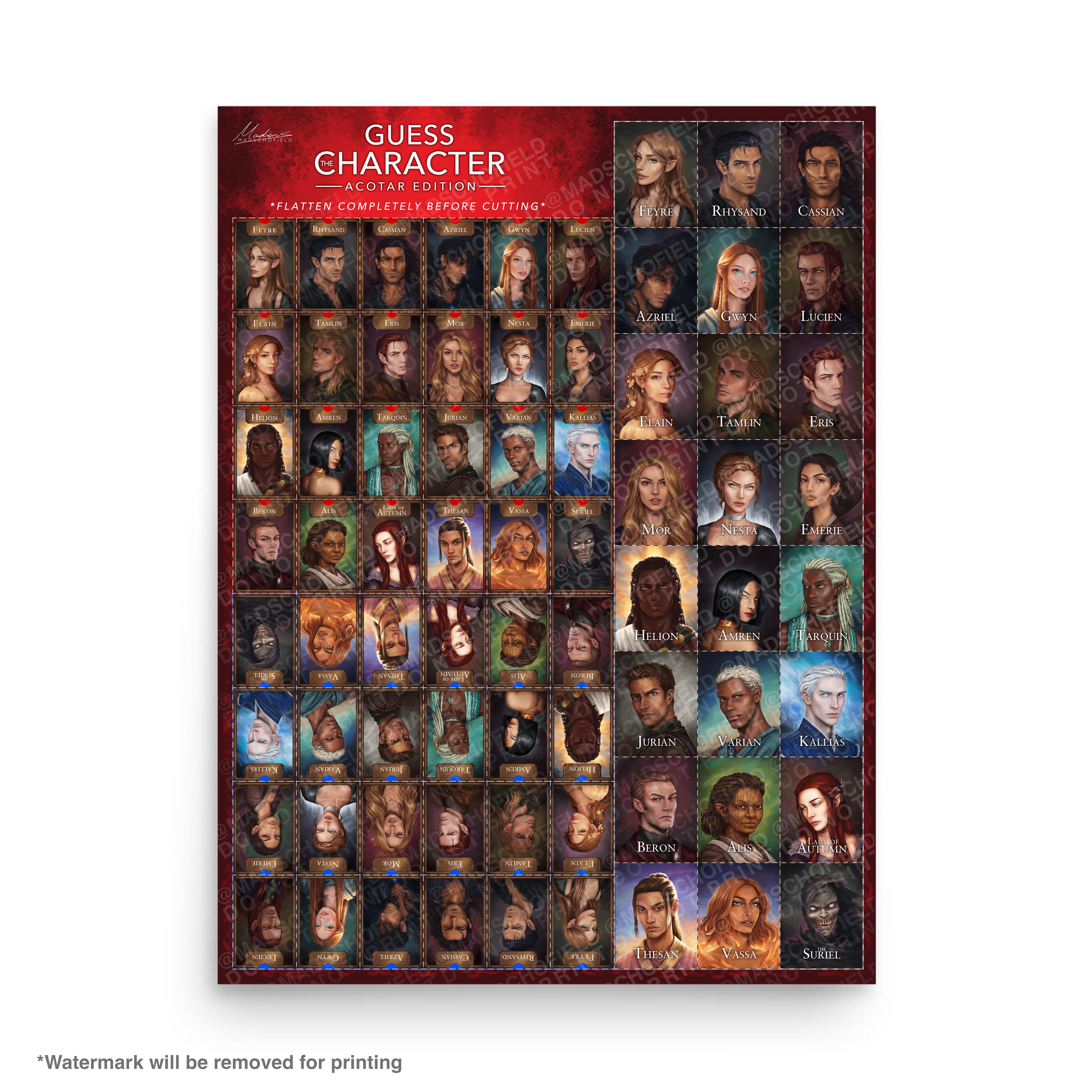 Guess the Character ACOTAR Edition Madschofield