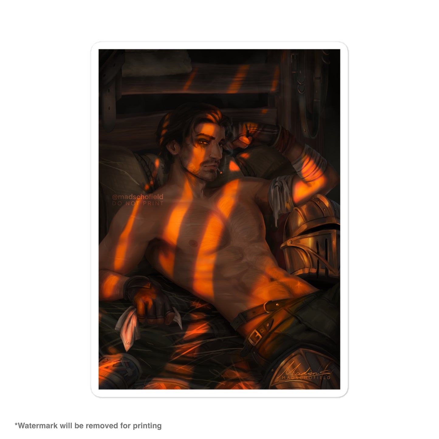 Knight of Passion Sticker