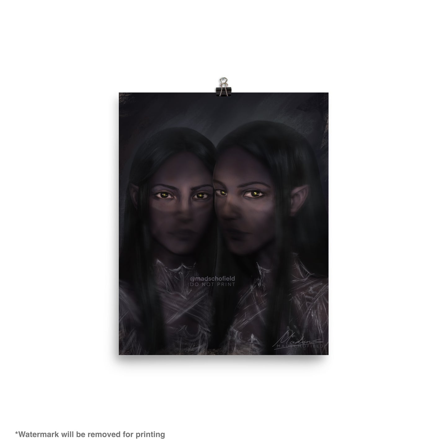 Nuala and Cerridwen Portrait | Poster