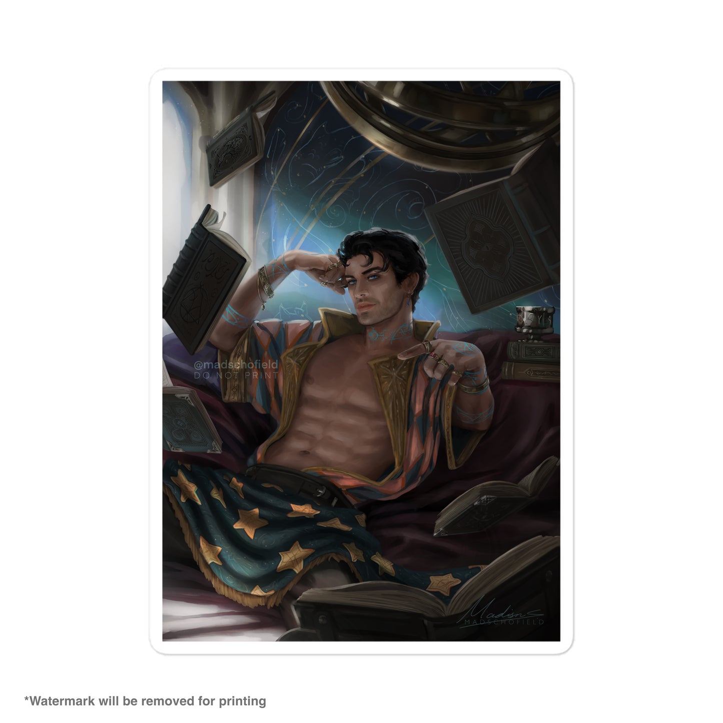 Warlock Tower Sticker