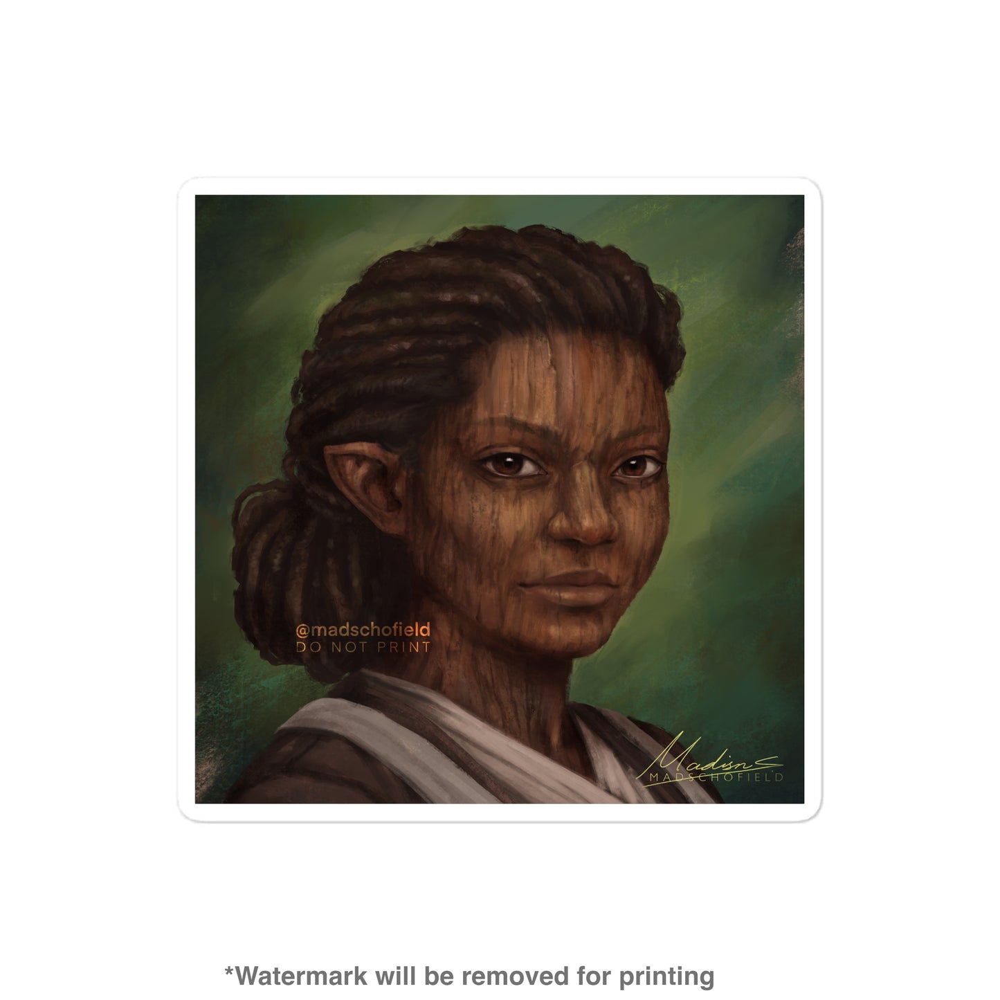 Alis Portrait Sticker