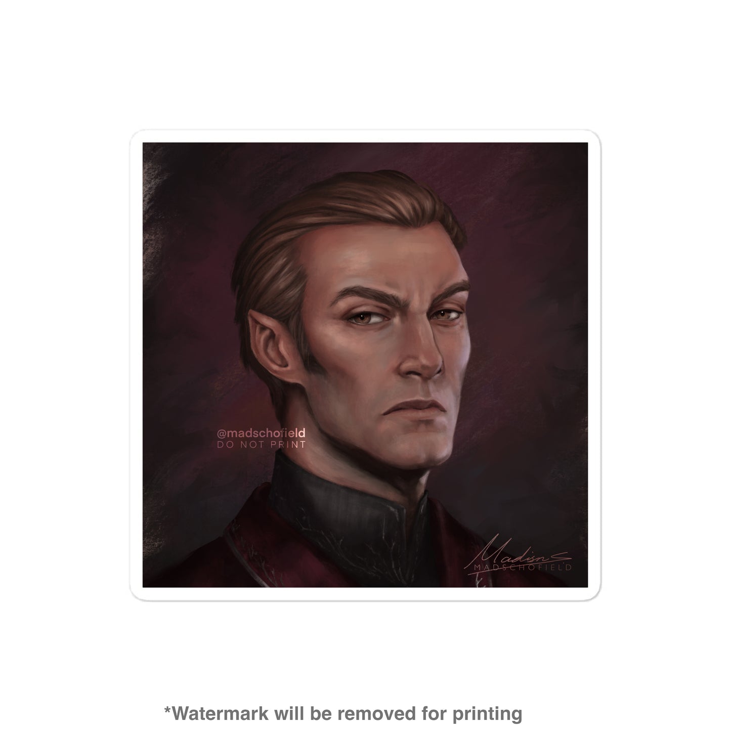 Beron Portrait Sticker