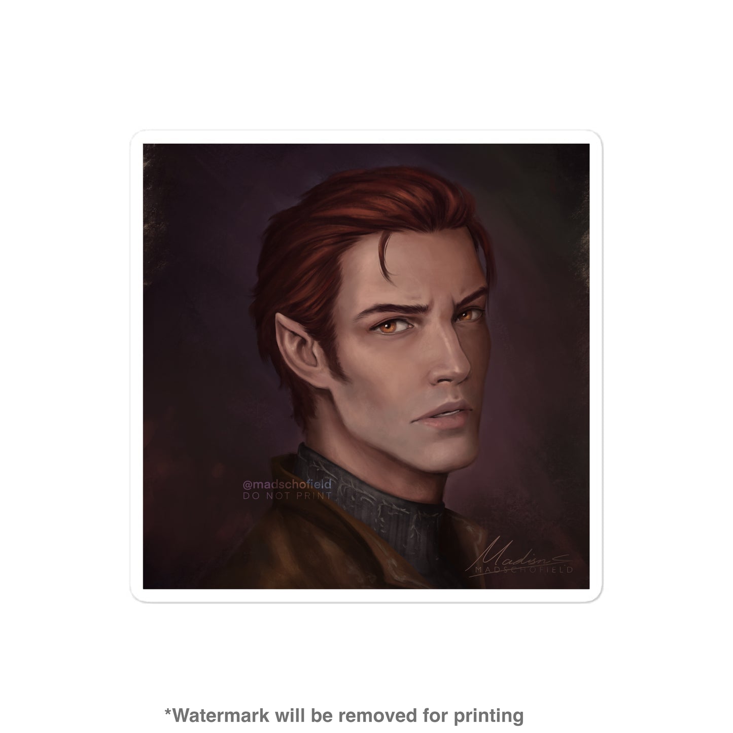 Eris Portrait Sticker