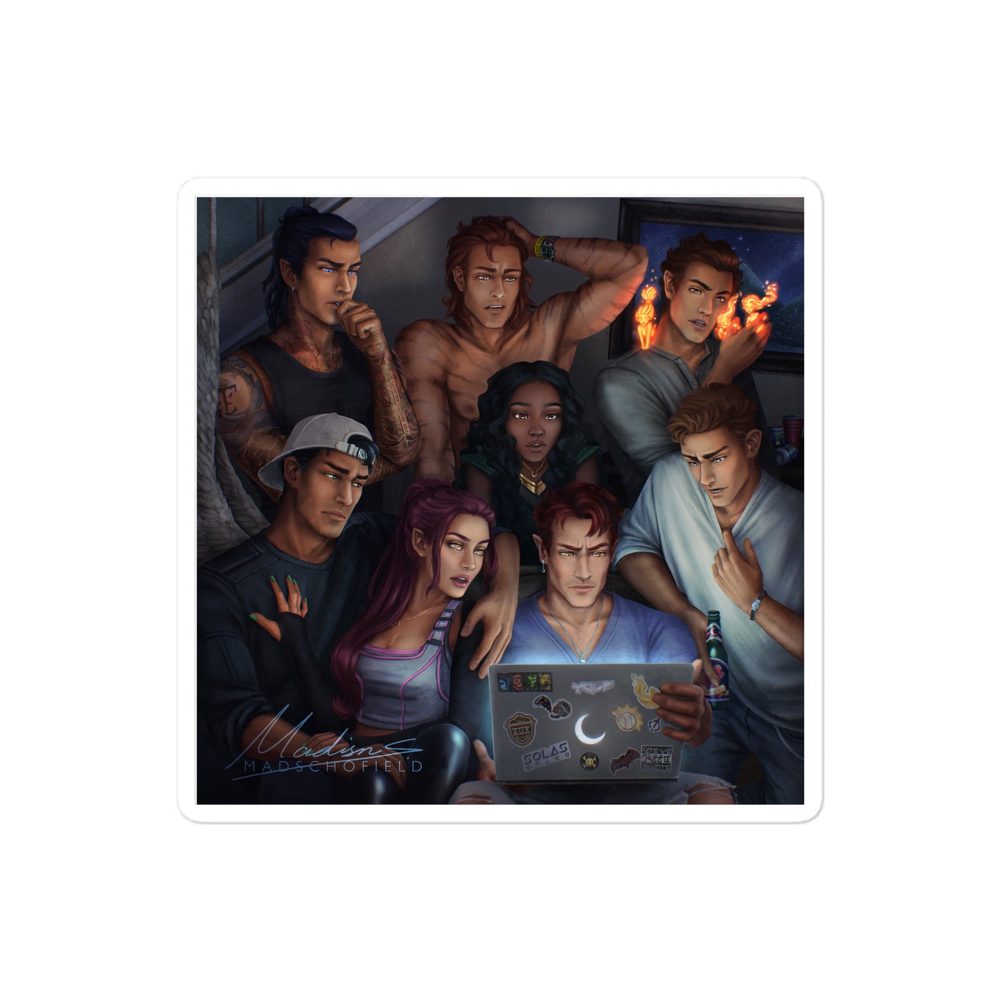 Frat House Rebels Sticker