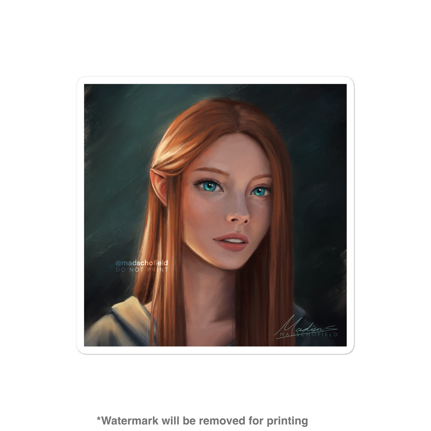 Gwyn Portrait Sticker