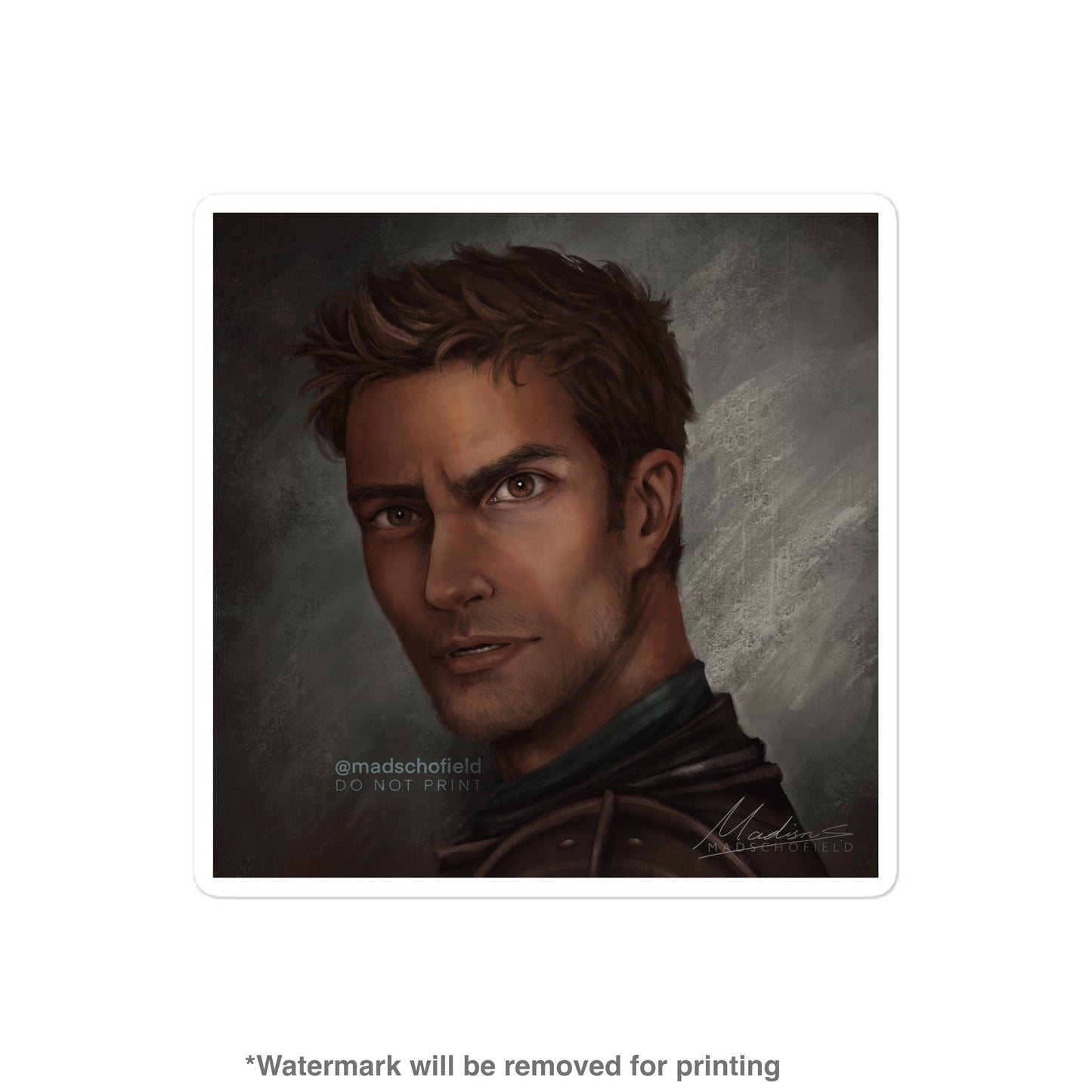 Jurian Portrait Sticker