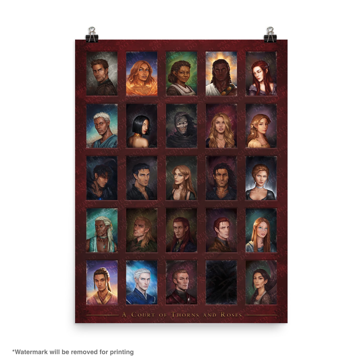 Feyre's Portrait Series | Poster