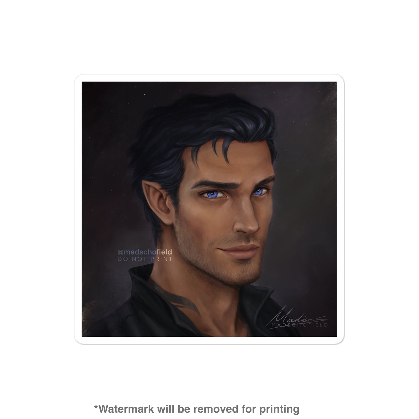 Rhysand Portrait Sticker