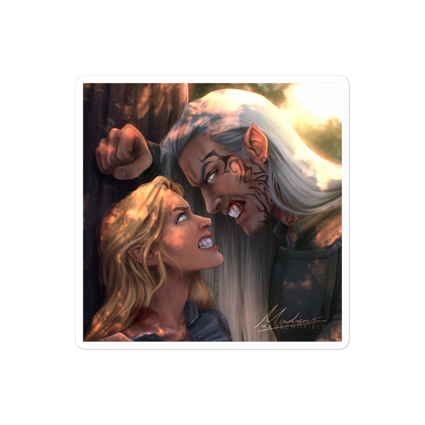 Shifting Desires Sticker