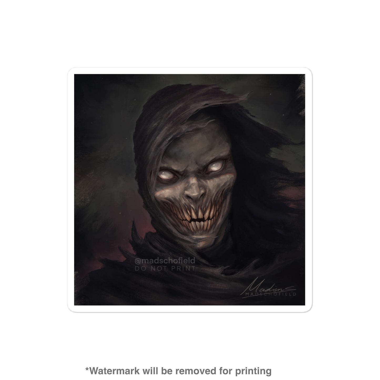 Suriel Portrait Sticker