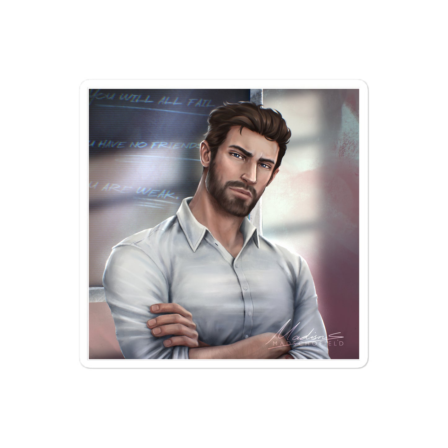 The Professor Sticker