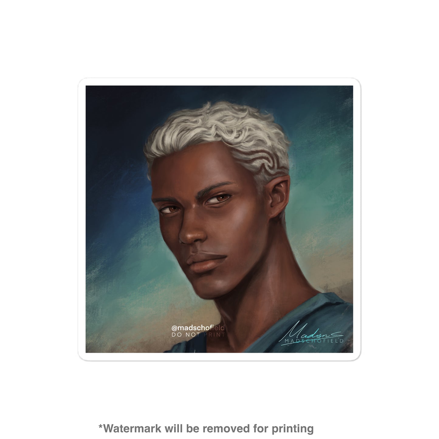 Varian Portrait Sticker