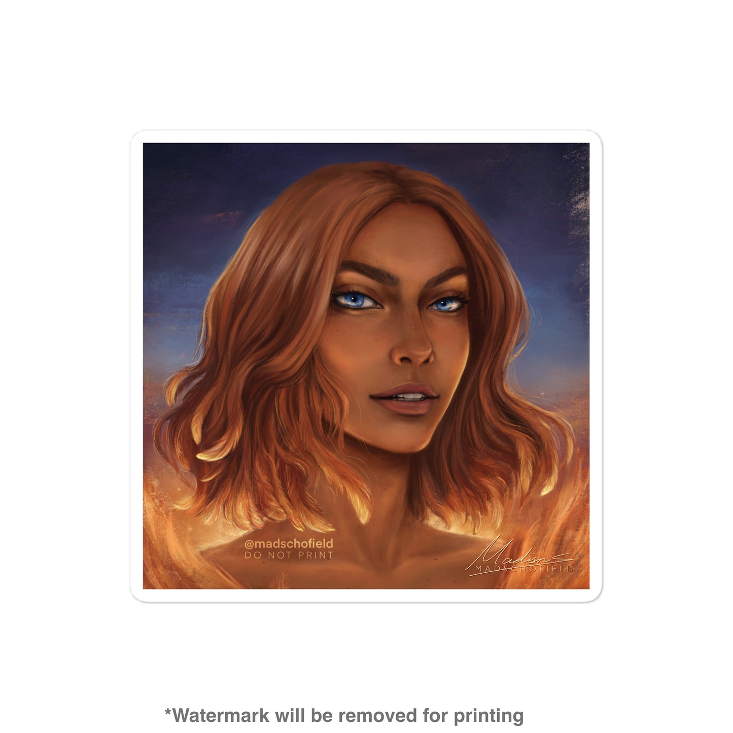 Vassa Portrait Sticker