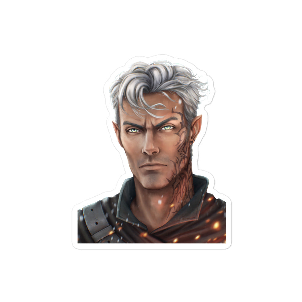 The King of Pine and Snow Kisscut Sticker