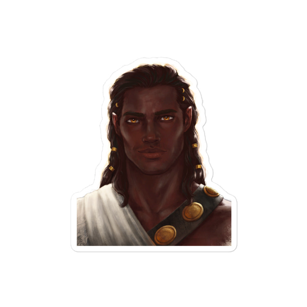 Helion Portrait Kisscut Sticker