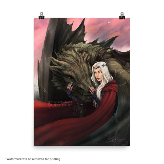 A Wyvern and His Witch | Poster