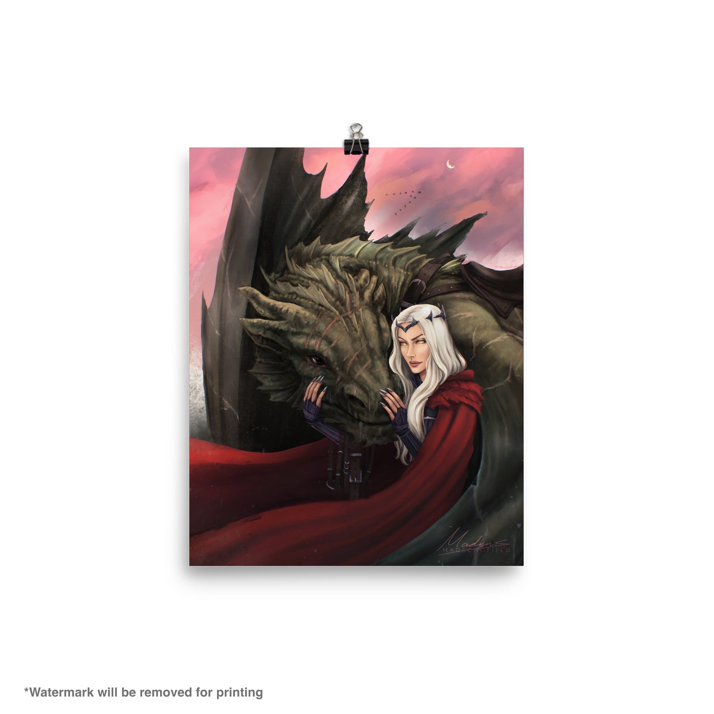 A Wyvern and His Witch | Poster