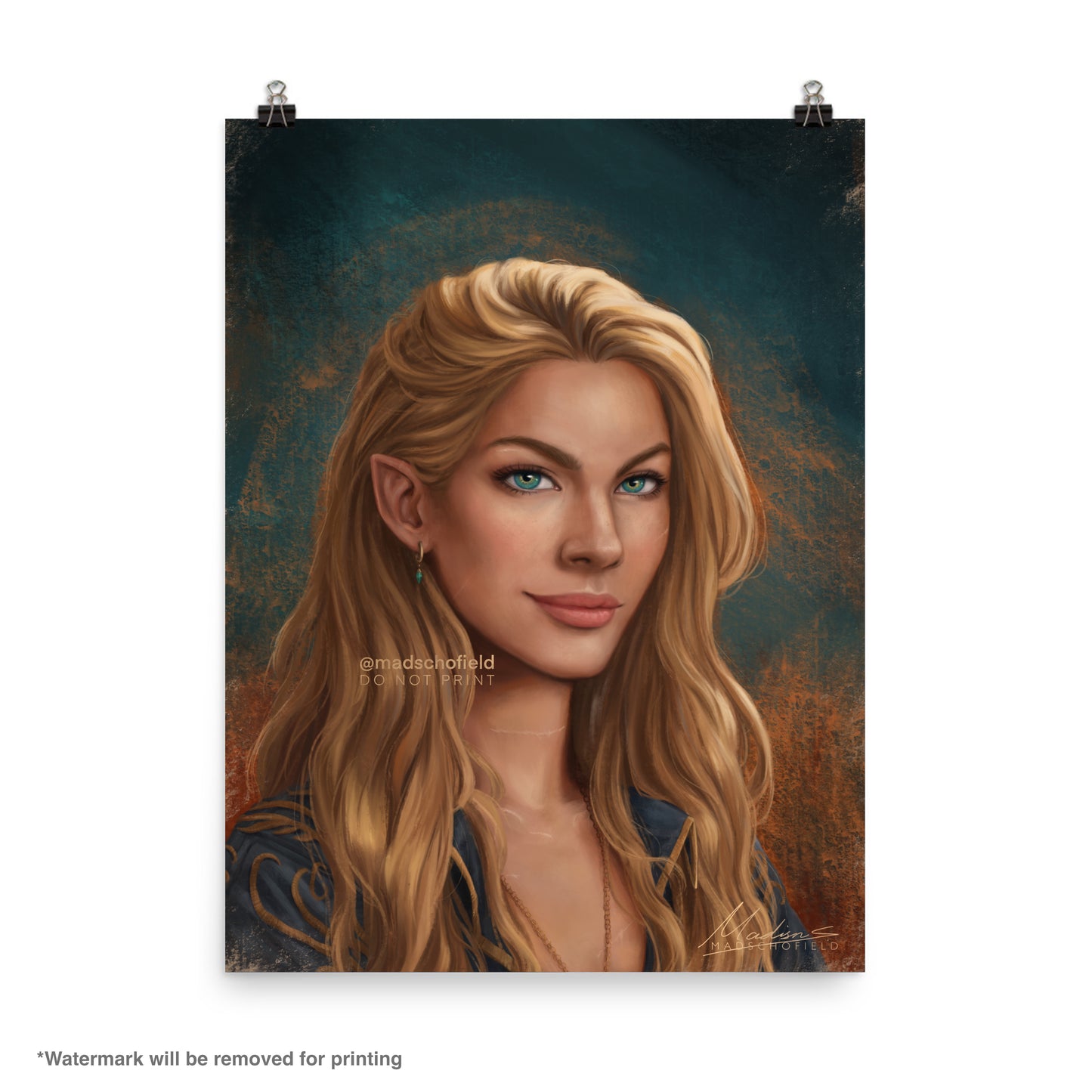 Aelin Portrait | Poster