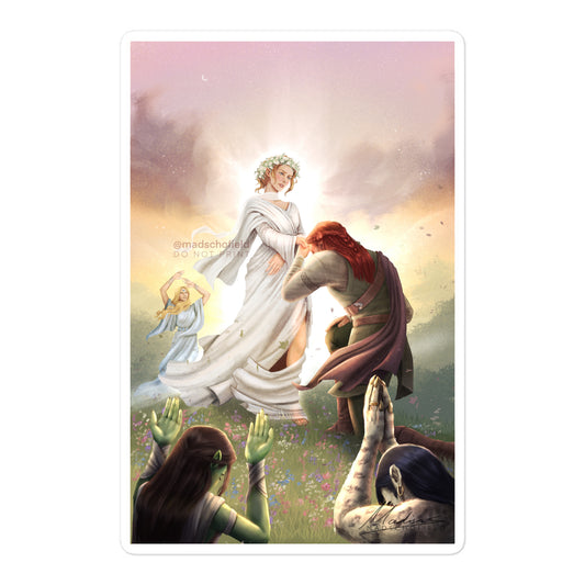 Cauldron Blessed Sticker