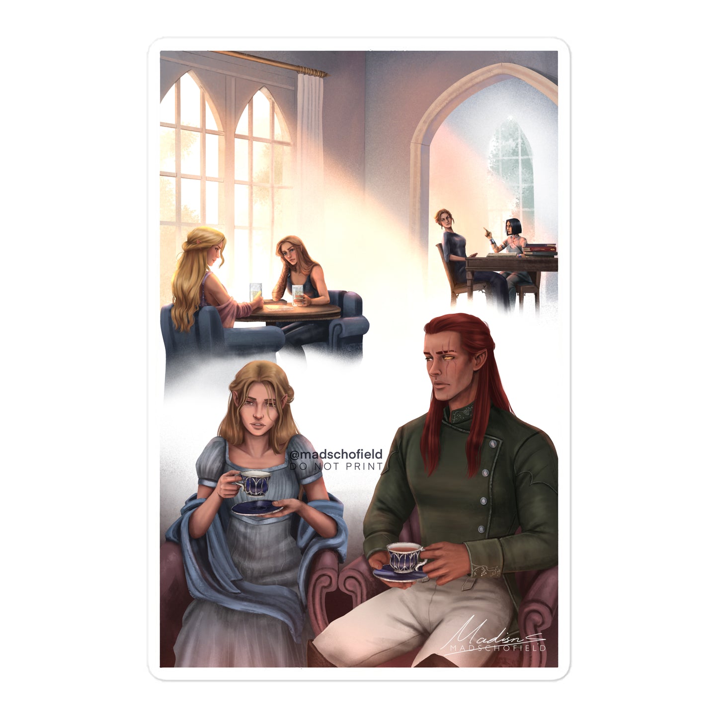 Chaperoned Tea Sticker