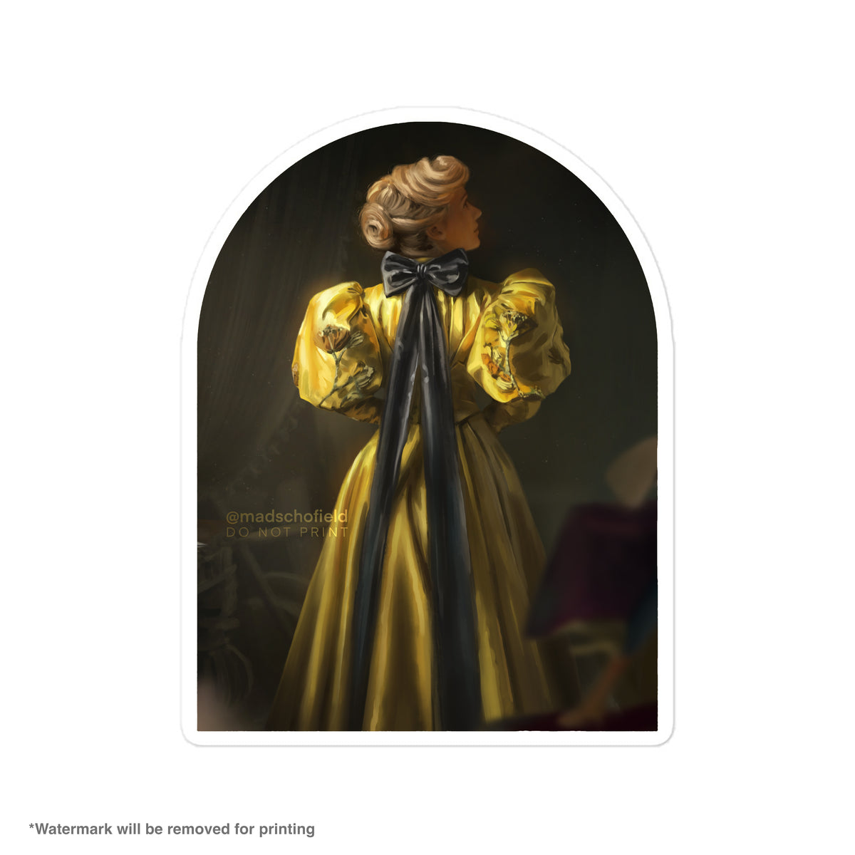 The Yellow Dress Sticker
