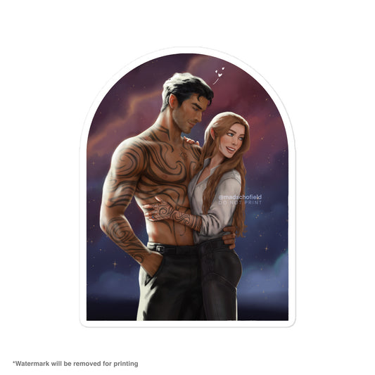 Eyes Full of Stars Sticker