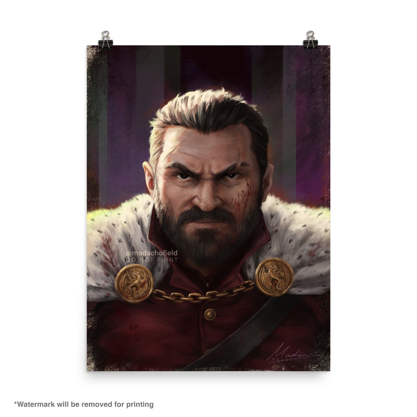 King Havilliard Portrait | Poster