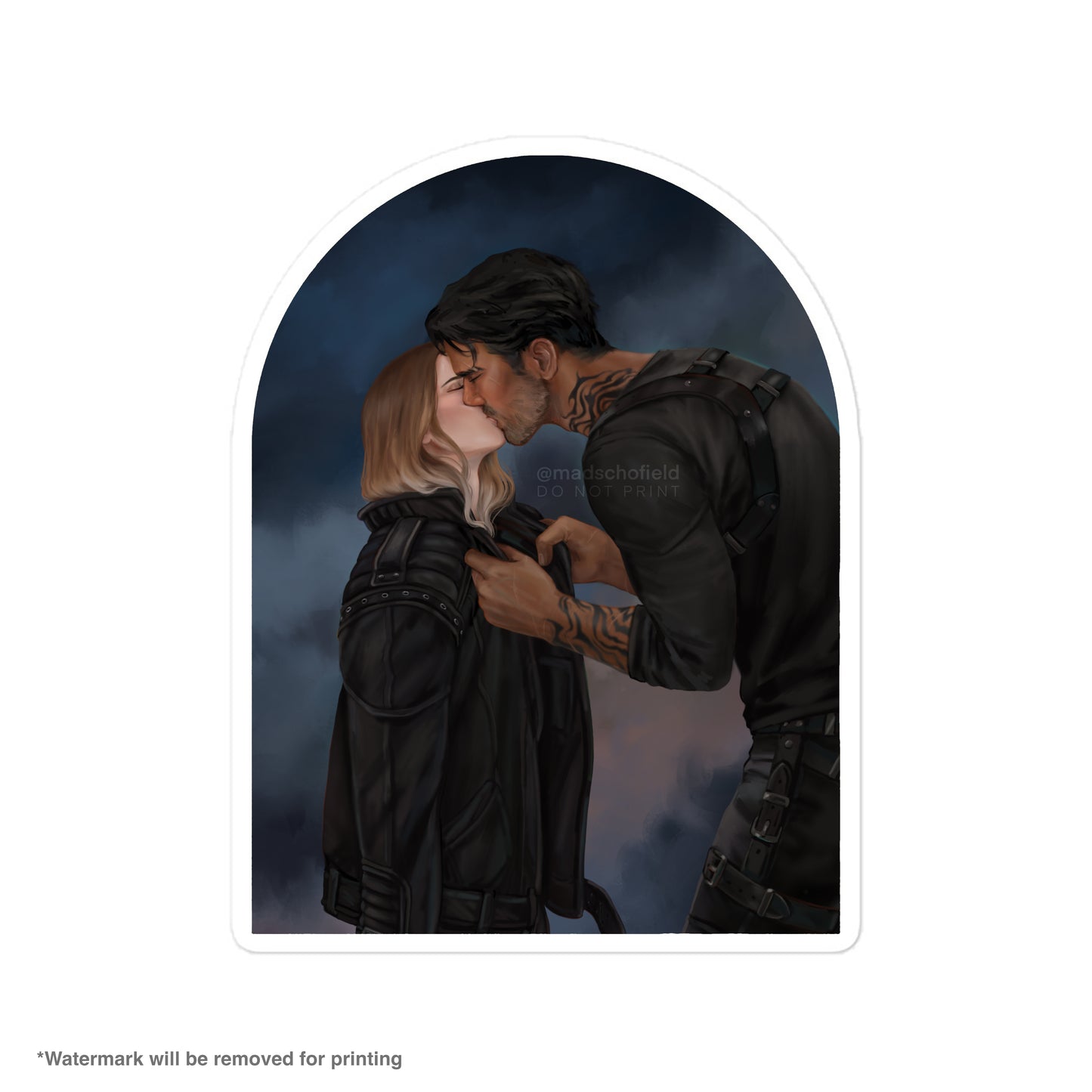Kiss Before the Storm Sticker
