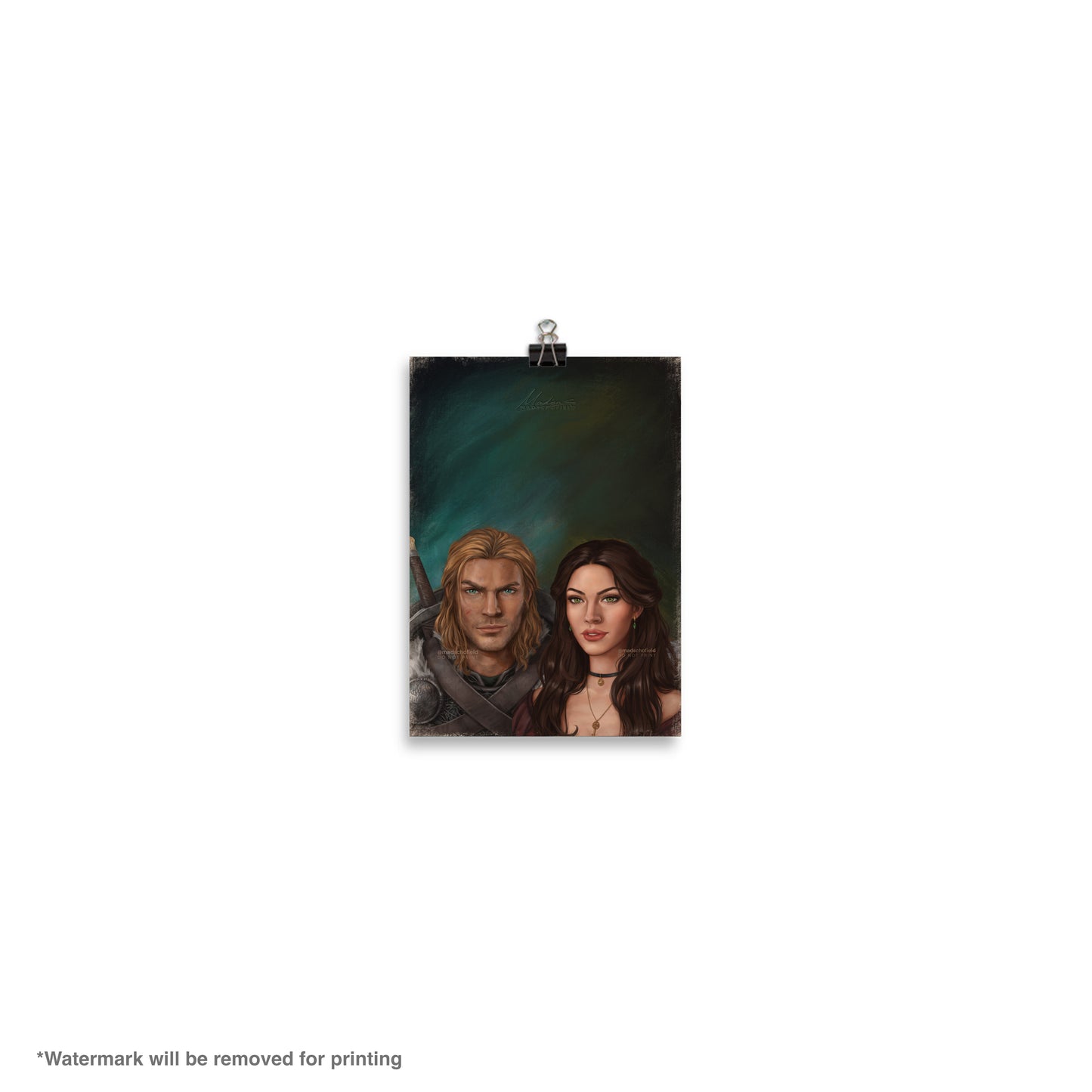 Lysandra and Aedion Couple Portrait | Poster