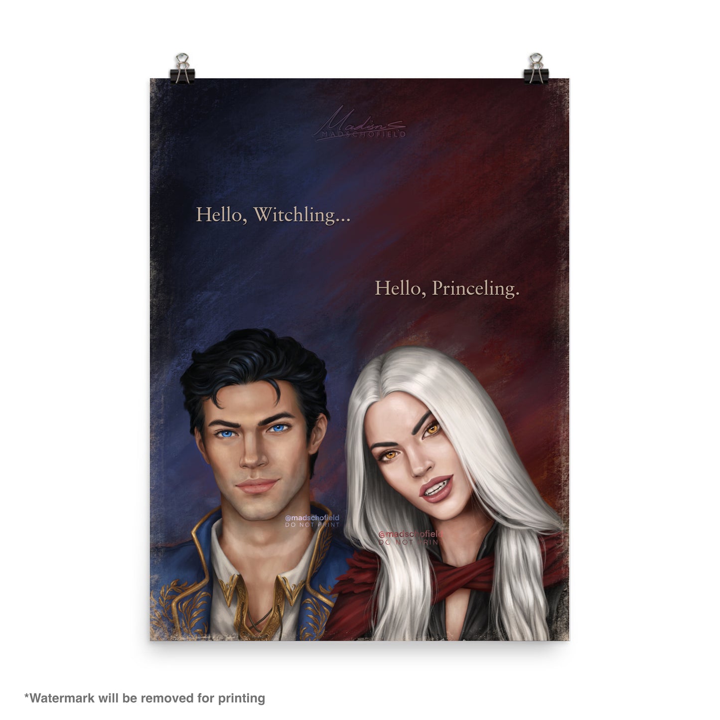 Manon and Dorian Couple Portrait | Poster