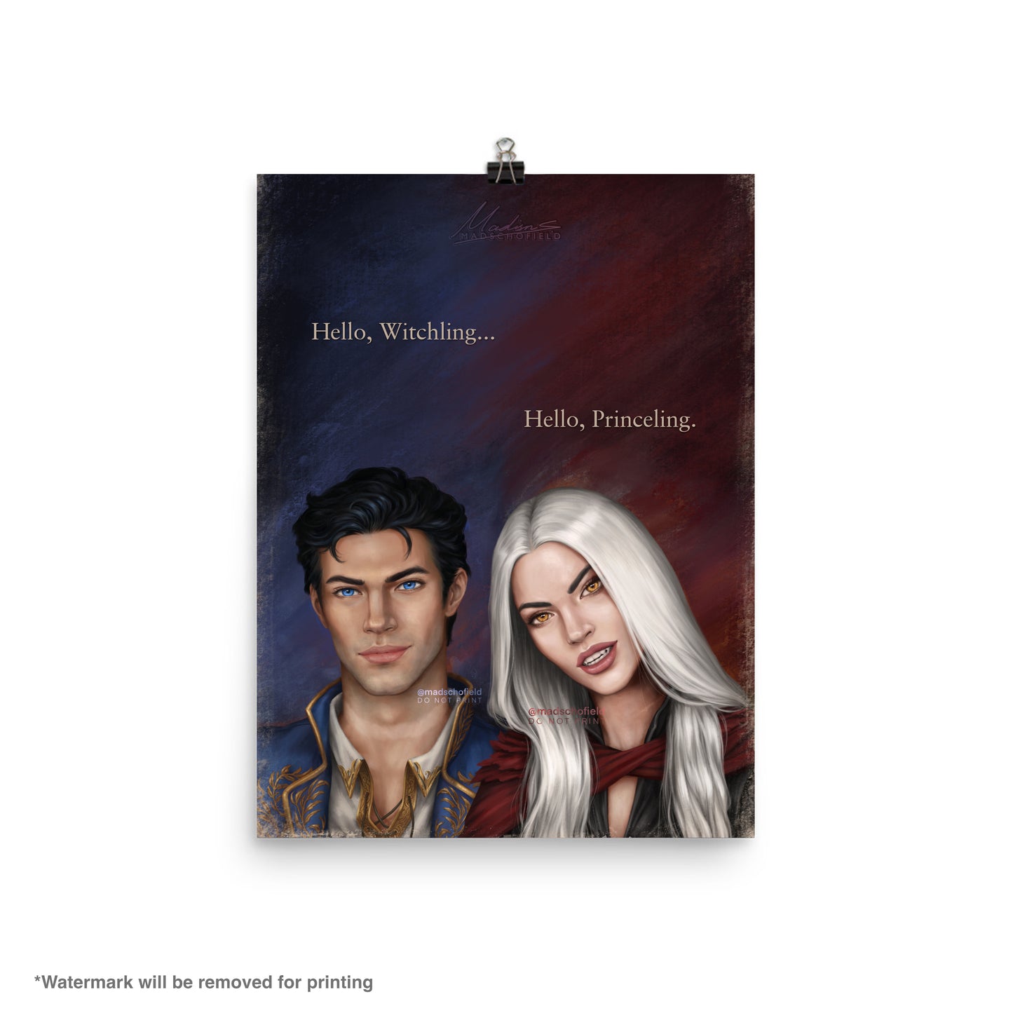 Manon and Dorian Couple Portrait | Poster