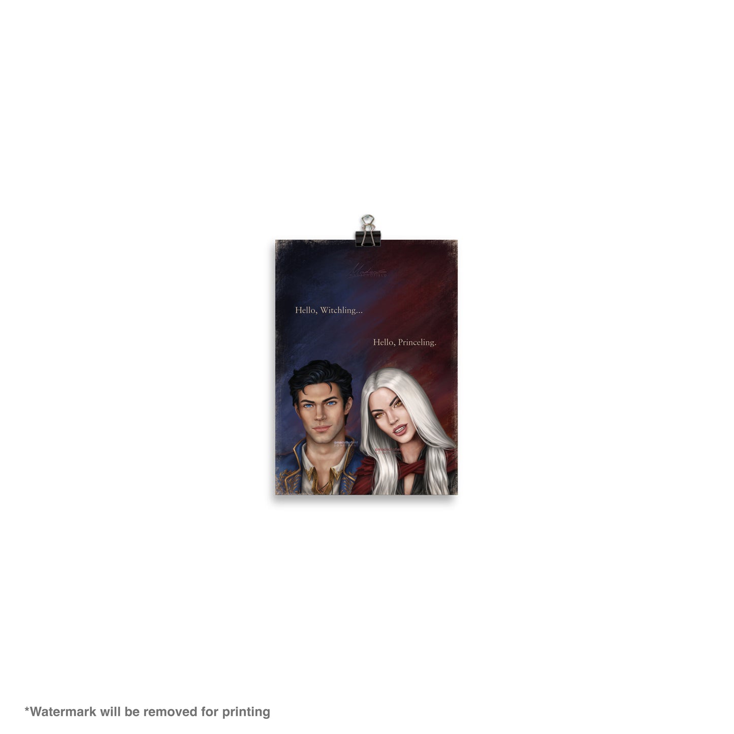 Manon and Dorian Couple Portrait | Poster