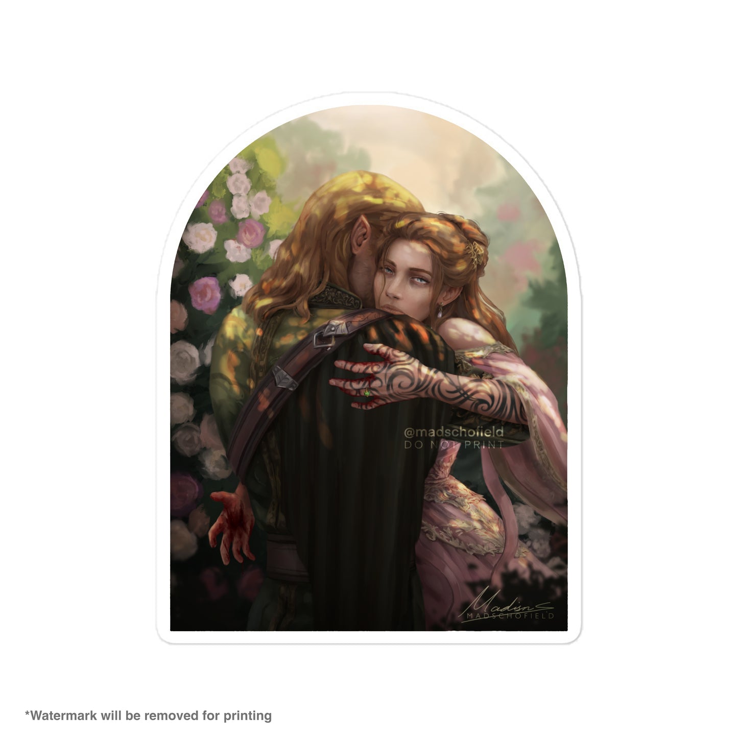 Monstrous Love Sticker