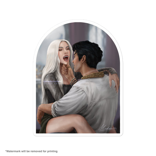 My Girlfriend the Ironteeth Witch Sticker