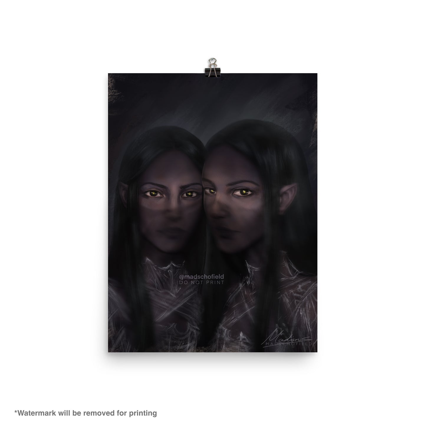 Nuala and Cerridwen Portrait | Poster