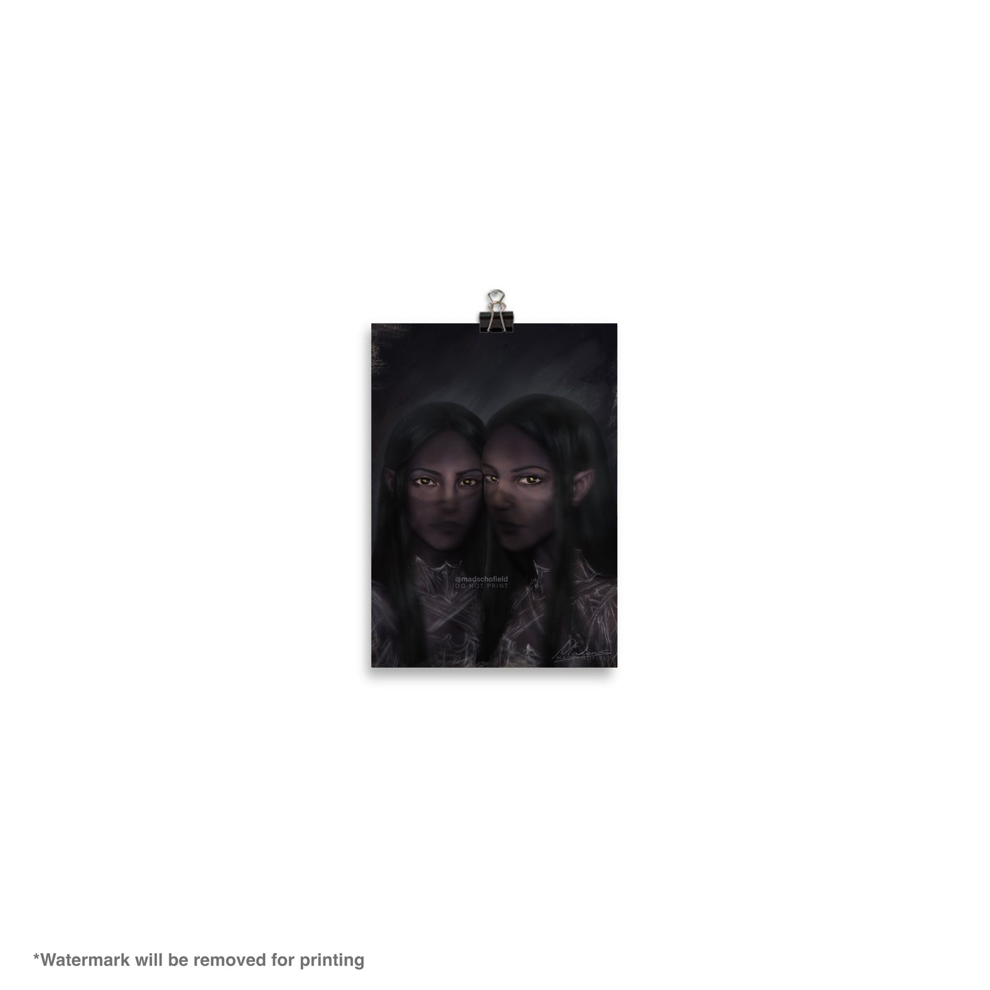 Nuala and Cerridwen Portrait | Poster