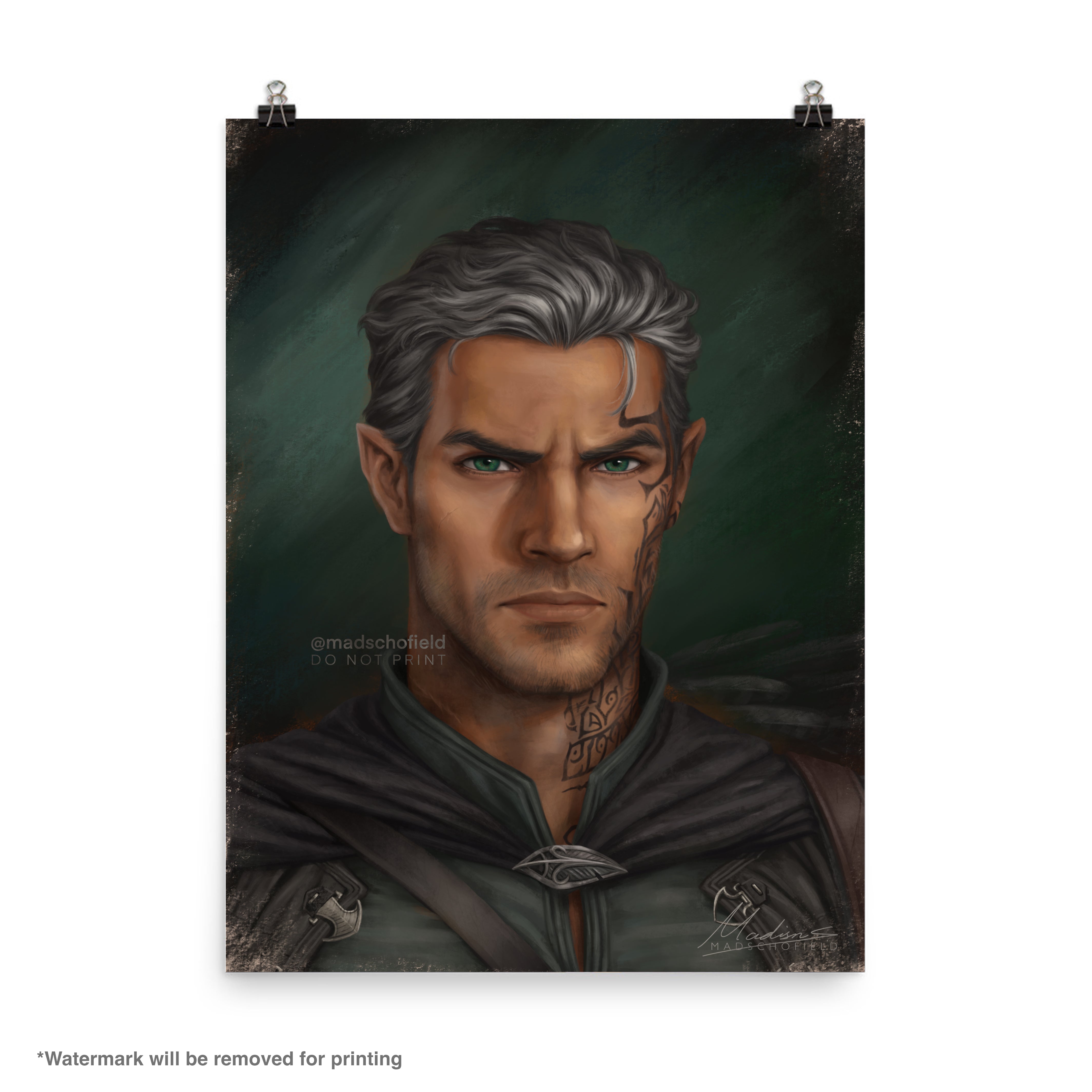 Rowan Portrait Poster – Madschofield