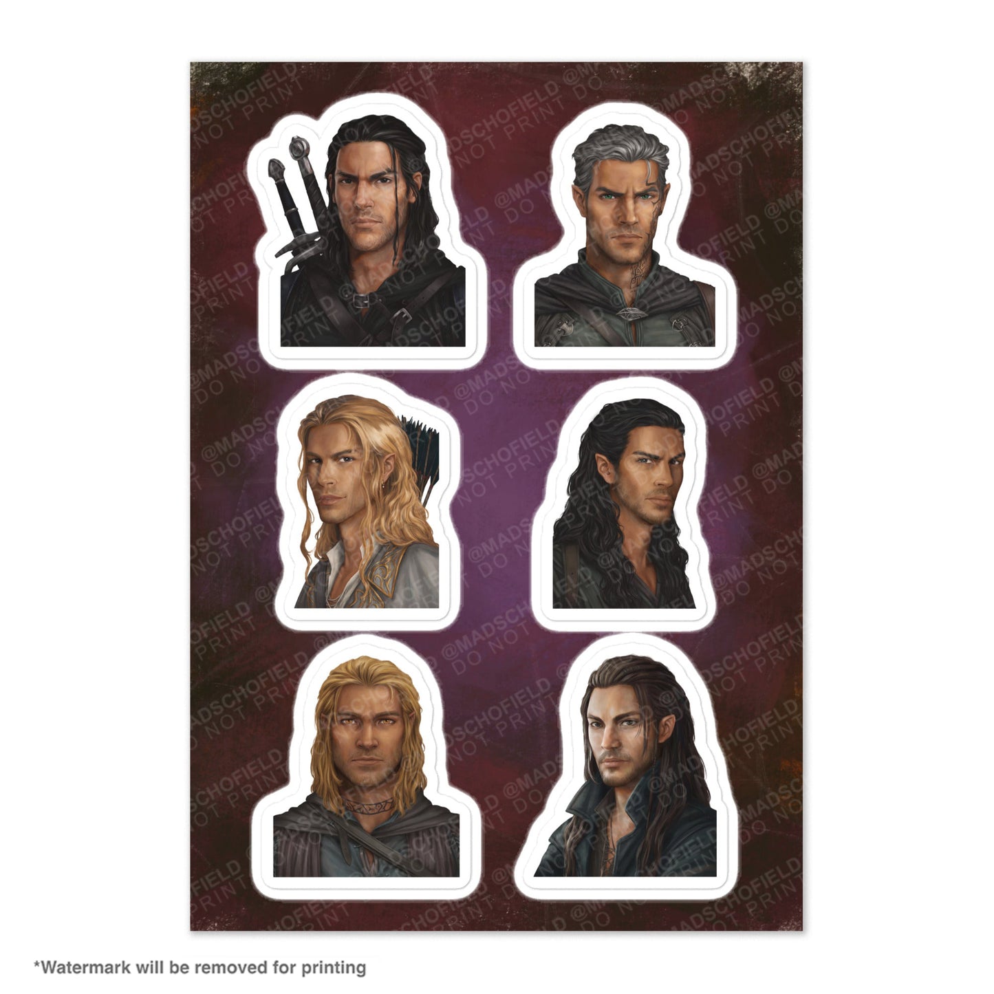 The Cadre | Sticker sheet