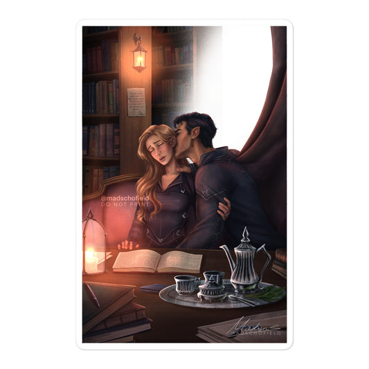 The Library Sticker