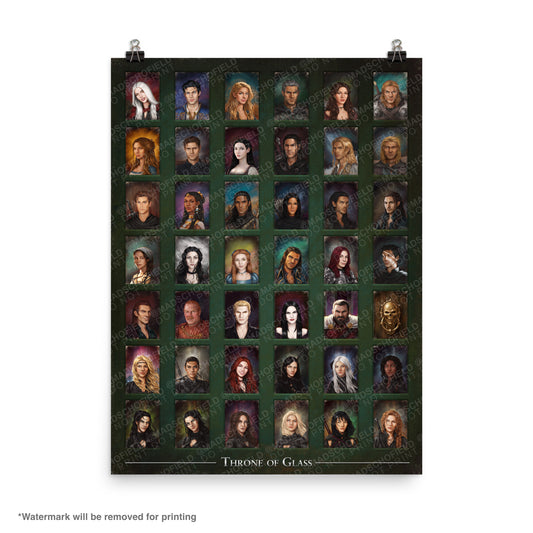 Throne of Glass Portrait Series | Poster