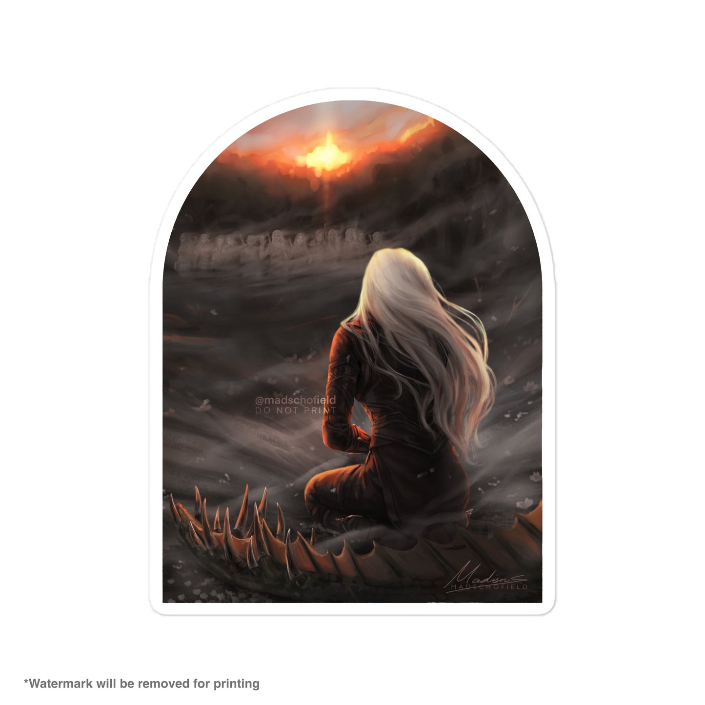 When Iron Melts Sticker