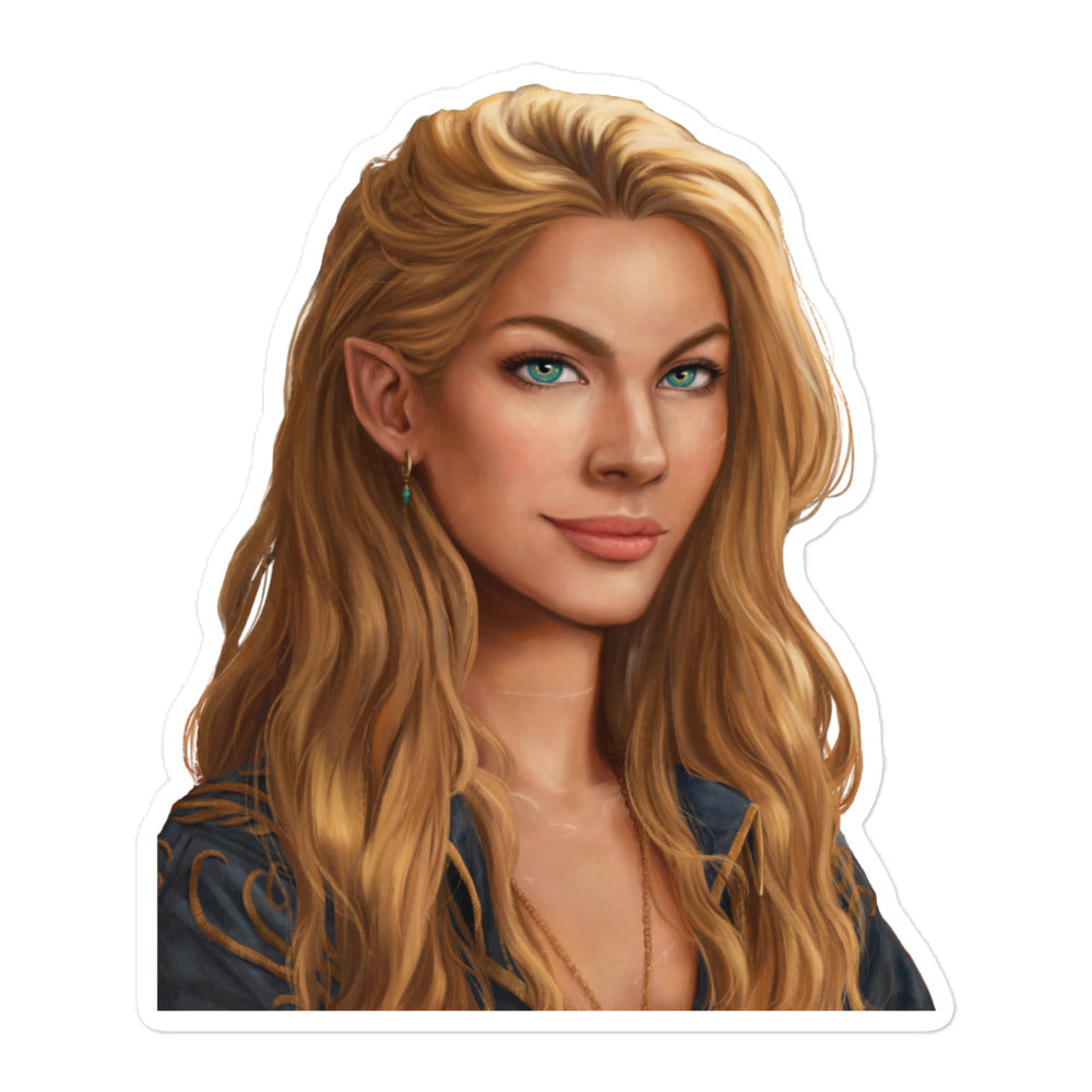 Aelin Portrait Kisscut Sticker