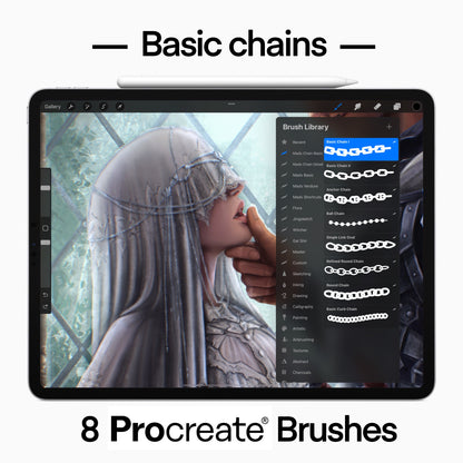 Mads' Basic Chains Procreate Brush Pack
