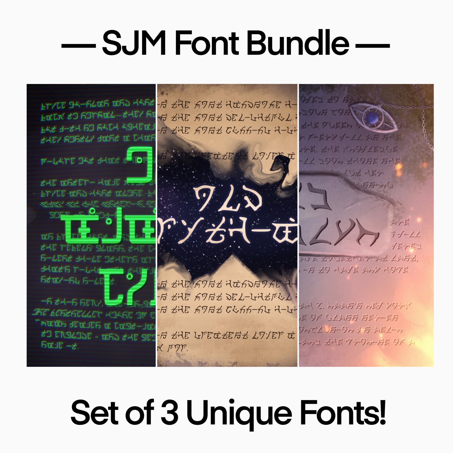 SJM Font Bundle