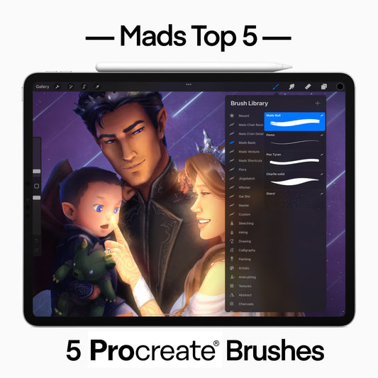 Mads' Top 5 Procreate Brushes